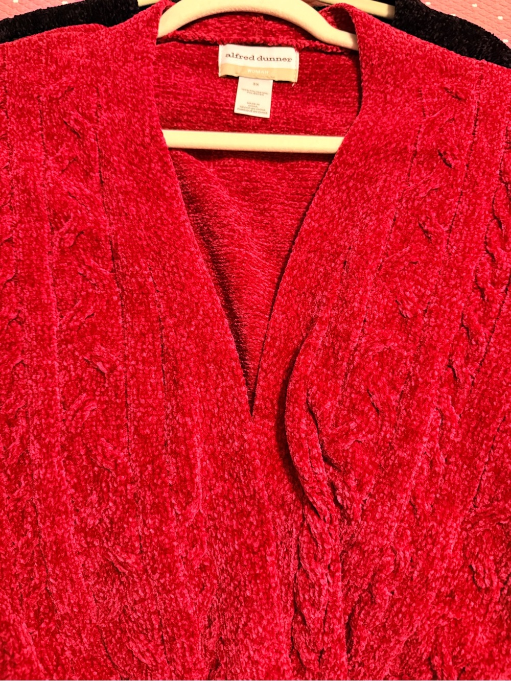 Alfred Dunner chenille open cardigan sweater 3X bundle of 4 - Picture 4 of 9